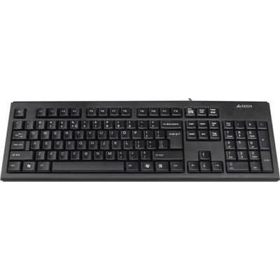 Клавиатура A4Tech KR-83 Black USB X-slim Черная 104клав, Большой Enter Comfort Rounded Edge keyboard