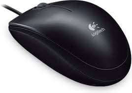Мышь Logitech B100 Optical Mouse USB, Black (910-003357/910-006605)
