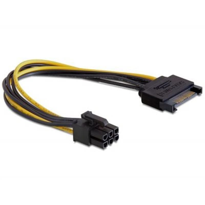 Кабель питания Видеокарты от блока питания 6 pin - SATA Cablexpert (CC-PSU-SATA) SATA-PCI-Express - 6pin, 0.2m
