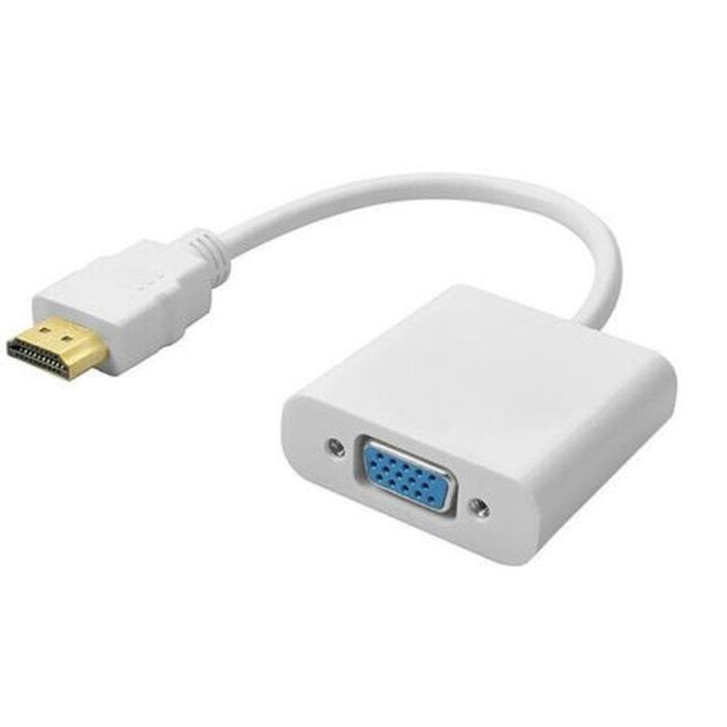 Адаптер Конвертер Переходник HDMI - VGA 0.15m TISHRIC, Black
