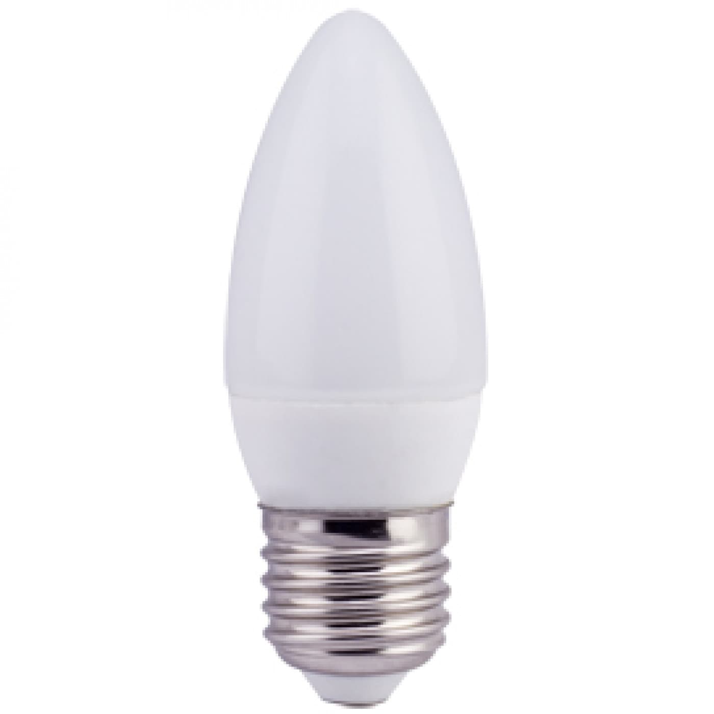 Лампа светодиодная E27 GRANDLED LED E27, 5W, 2800-3100k (теплый белый), 400лм, 220в, Свеча (B-C37E27W05M)