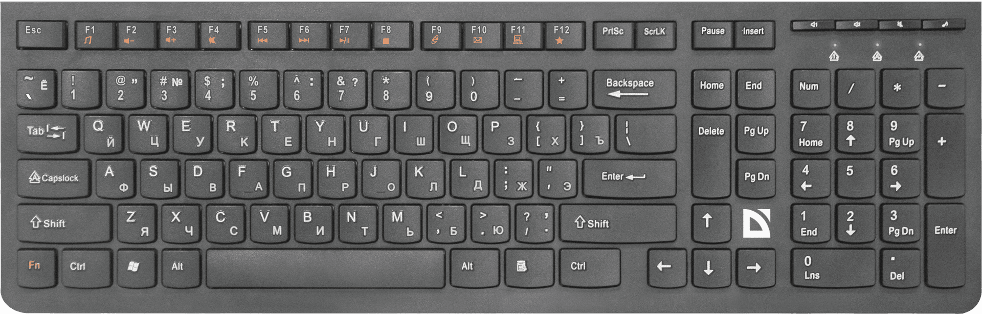Клавиатура беспроводная Defender UltraMate SM-535 RU, черный, мультимедиа