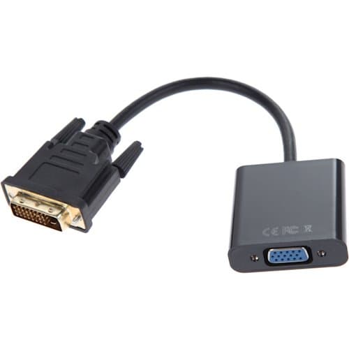 Адаптер Конвертер Переходник DVI-D dual link (male) - VGA (female) 0.1m