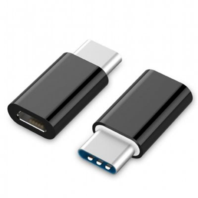Адаптер/переходник MicroUSB - Type-C, Cablexpert (A-USB2-CMmF-01) USB Type-C - Micro USB, черный