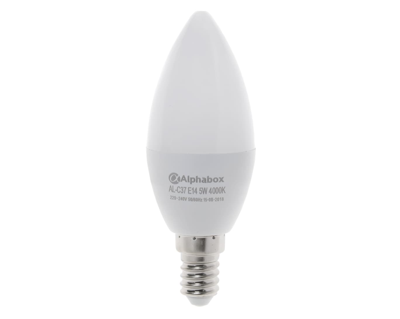 Лампа светодиодная E14 5W Alphabox LED AL-C37 4000K
