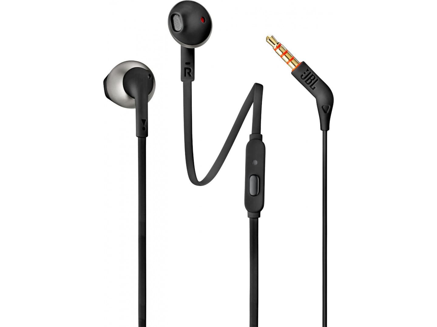 Гарнитура JBL T205 Black (JBLT205BLK) черные, вставные, проводные (Копировать)