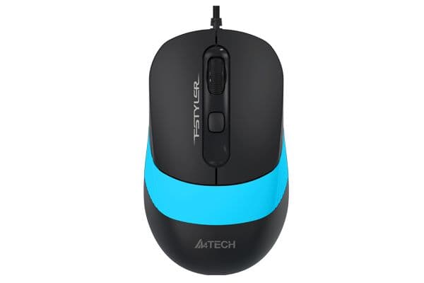 Мышь A4Tech Fstyler FM10 Черный/Синий USB, 600/1000/1600dpi, нескользящая поверхность