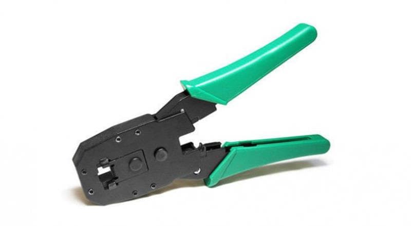 Инструмент обжимной для RJ-45/RJ-11/12 Merlion (MLT-4/03514) RJ-45 (8P8C) и RJ-12/11 (6P6C) 4P4C (8P8C,6P6C,6P4C)