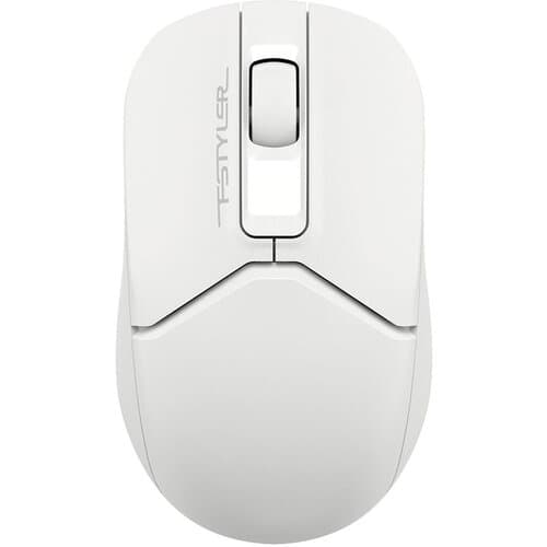 Мышь беспроводная A4Tech FStyler FG12 белый USB, 1200dpi, 3кн, 1xAA, 108x64x35mm