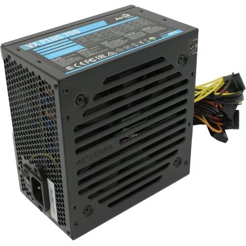 Блок питания 700W Aerocool VX 700 Plus ATX 700W, 24+4+4, 6xSATA, 2x PCI-E 6+2pin, 120mm, 3x4pin