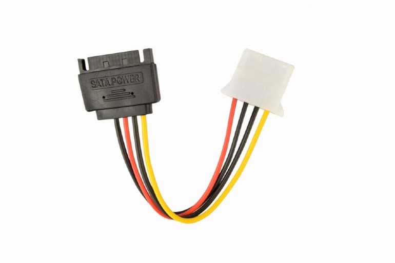Кабель переходник питания Molex M - SATA Cablexpert (CC-SATA-PS-M) SATA to Molex, 0.15m