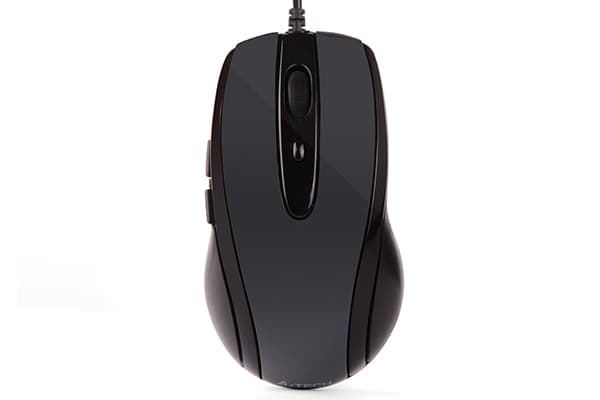 Мышь A4Tech N-708X-1 Glossy grey V-Track USB, 5+1кн., 1600dpi Optic 2.0