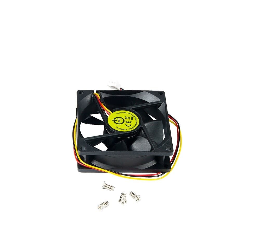Вентилятор для корпуса Bion (BXP-CFAN80SB-3P) 80x80x25mm Black (3-pin connector) 3000 об/мин, подшипник скольжения