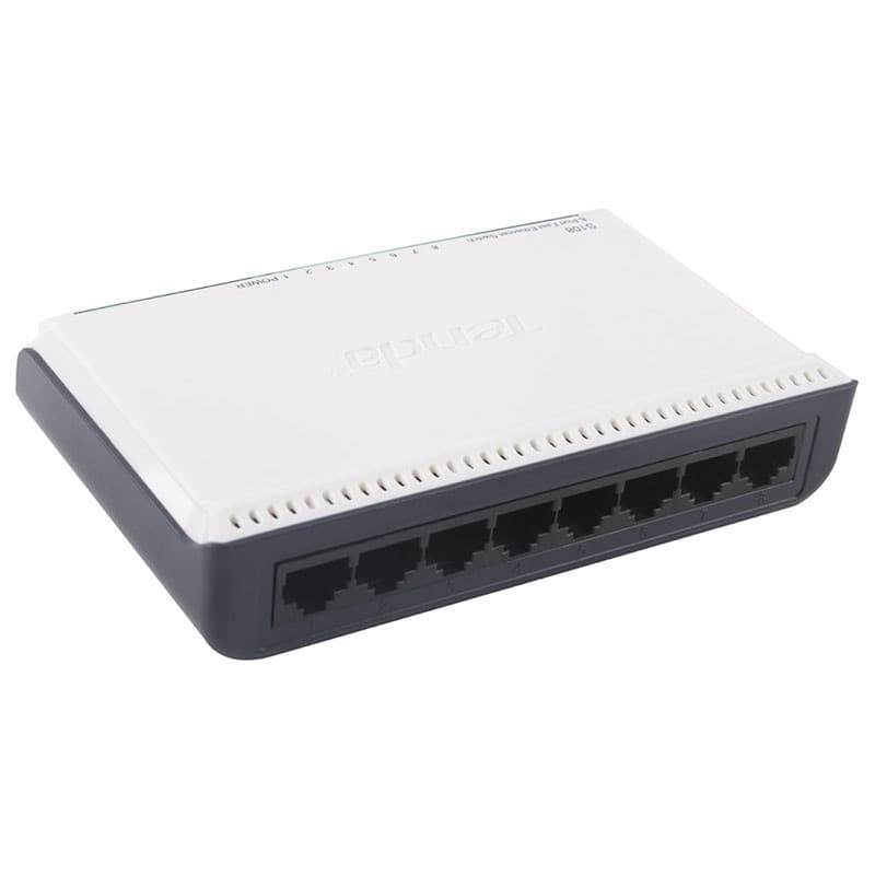 Коммутатор сетевой 8 PORT Switch 10/100 TENDA S108 8 ports (8 x 10/100Mbps), Desktop, Auto-Negotiation, MDI/MDI-X switch, MAC address filtering) Retail