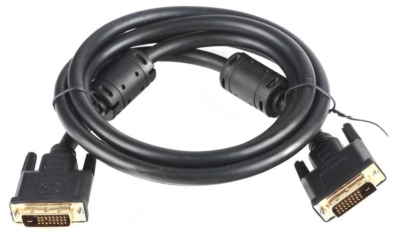 Кабель DVI to DVI (24+1), 1.8m Exegate (EX257294RUS) позолоченные контакты