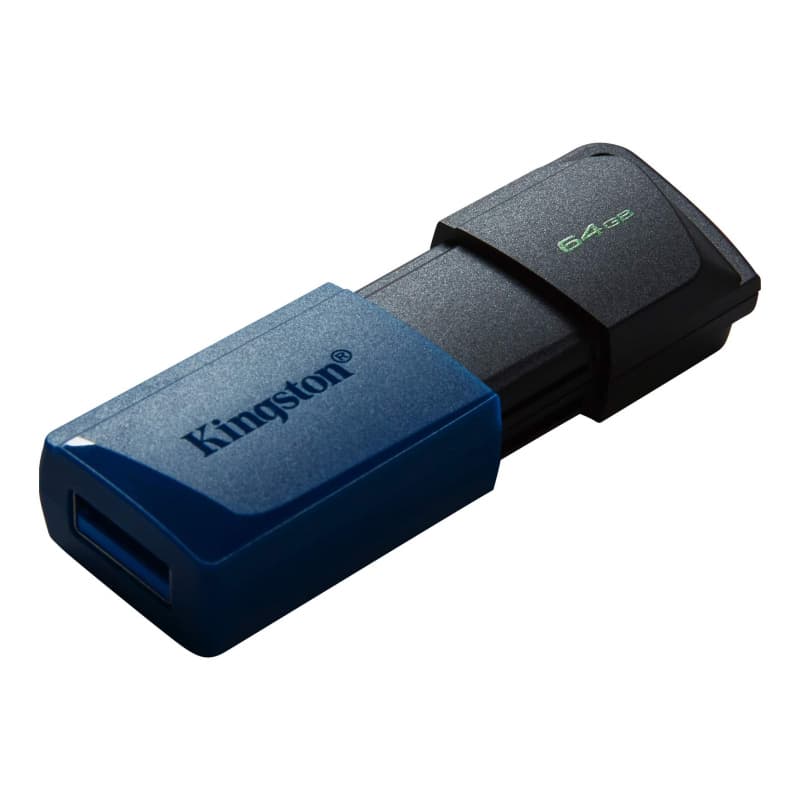 Накопитель USB 64 GB USB 3.2 Kingston DataTraveler Exodia M черный/синий (DTXM/64GB)