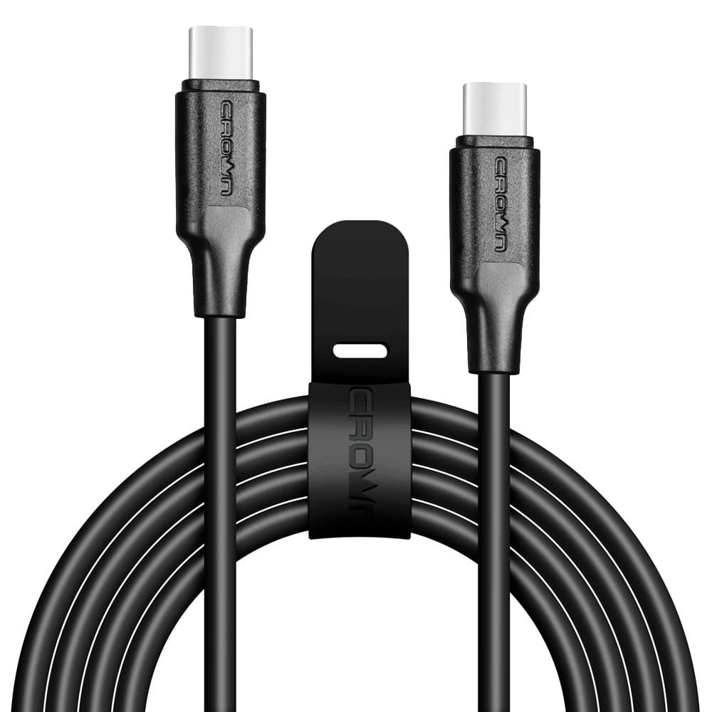 Кабель USB Type-C/Type-C Crown Type-C-Type-C (CMCU-3070CC) black, 1m