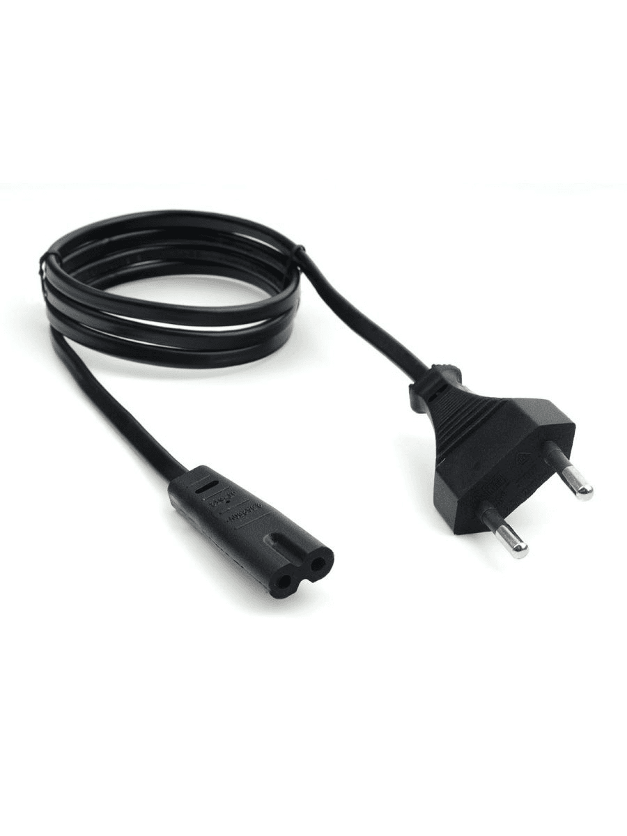Кабель питания C7 PC-184 CEE 7/16 - C7, 2 pin, 1.0m, Cablexpert PC-184/2-1М, для аудио-видео техники 1m