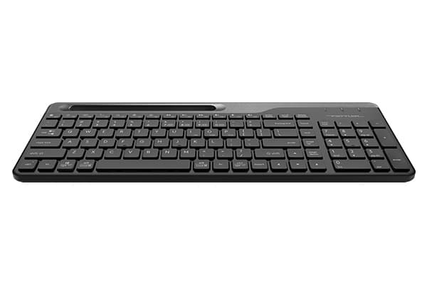 Клавиатура беспроводная BT/Radio A4Tech Fstyler FBK25 черный/серый USB беспроводная Bluetooth/Radio slim Multimedia
