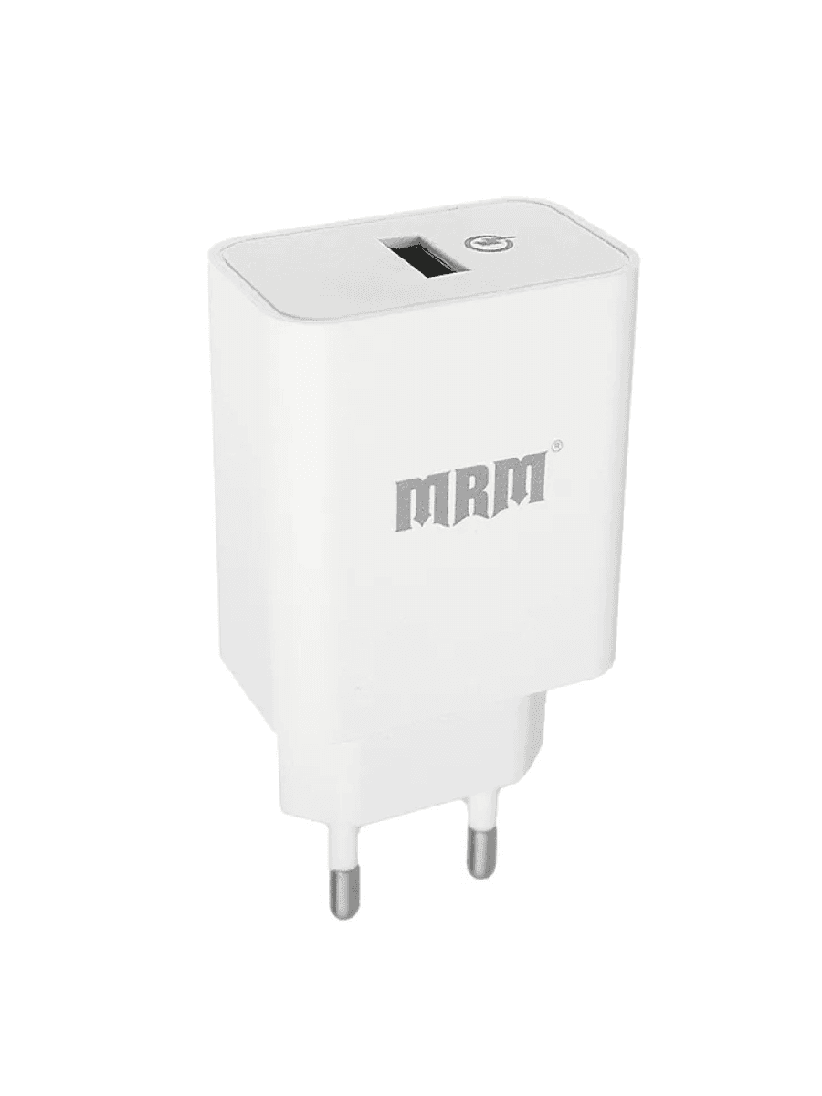 Сетевое зарядное устройство MRM Power S95 White QC3.0 быстрая зарядка, 3А, белый, 1 USB (5v-3A,9v-2A,12v-1.6A)