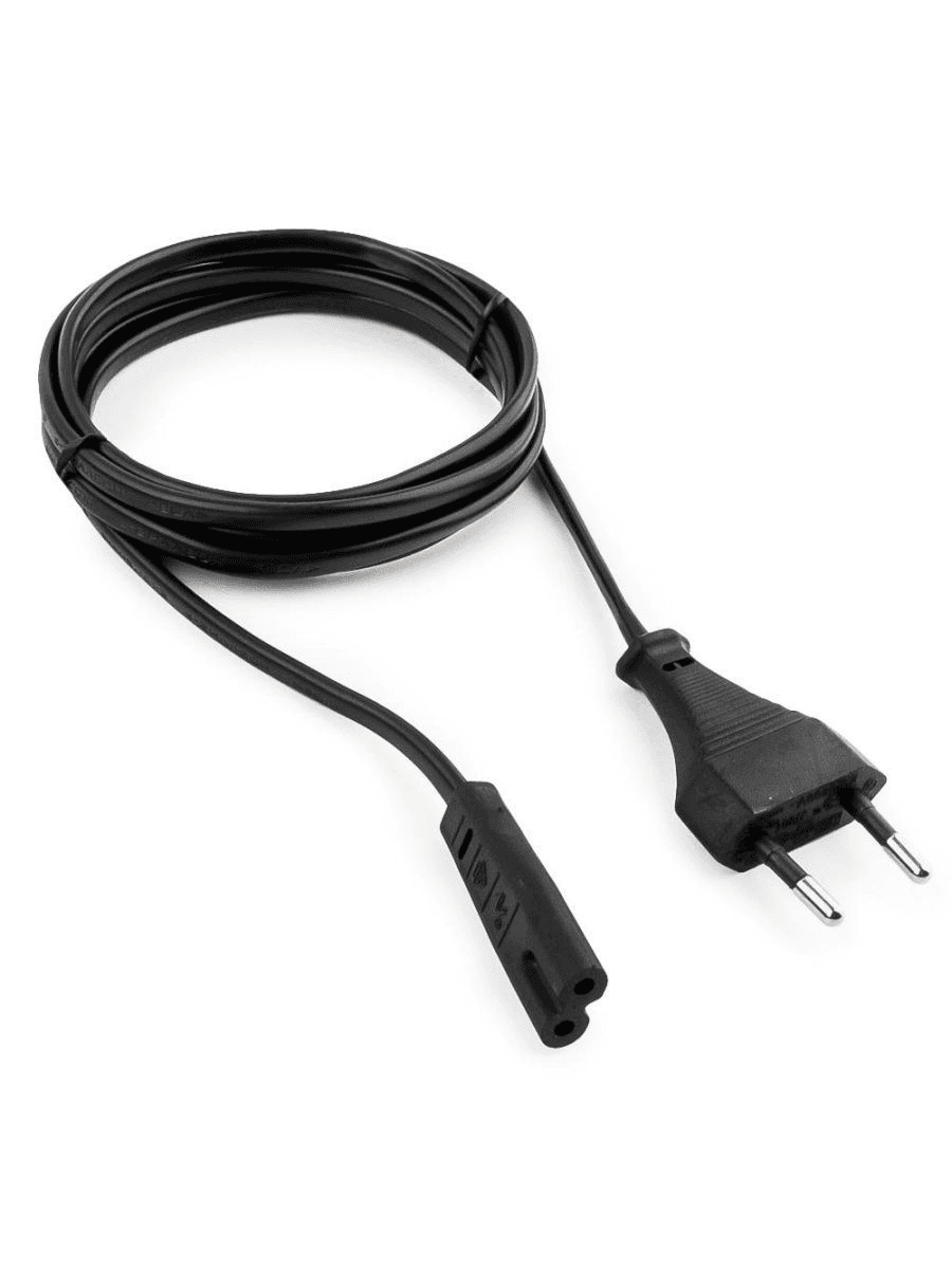 Кабель питания C7 PC-184 CEE 7/16 - C7, 2 pin, 1.8m, Cablexpert PC-184/2-1.8M, для аудио-видео техники 1.8m
