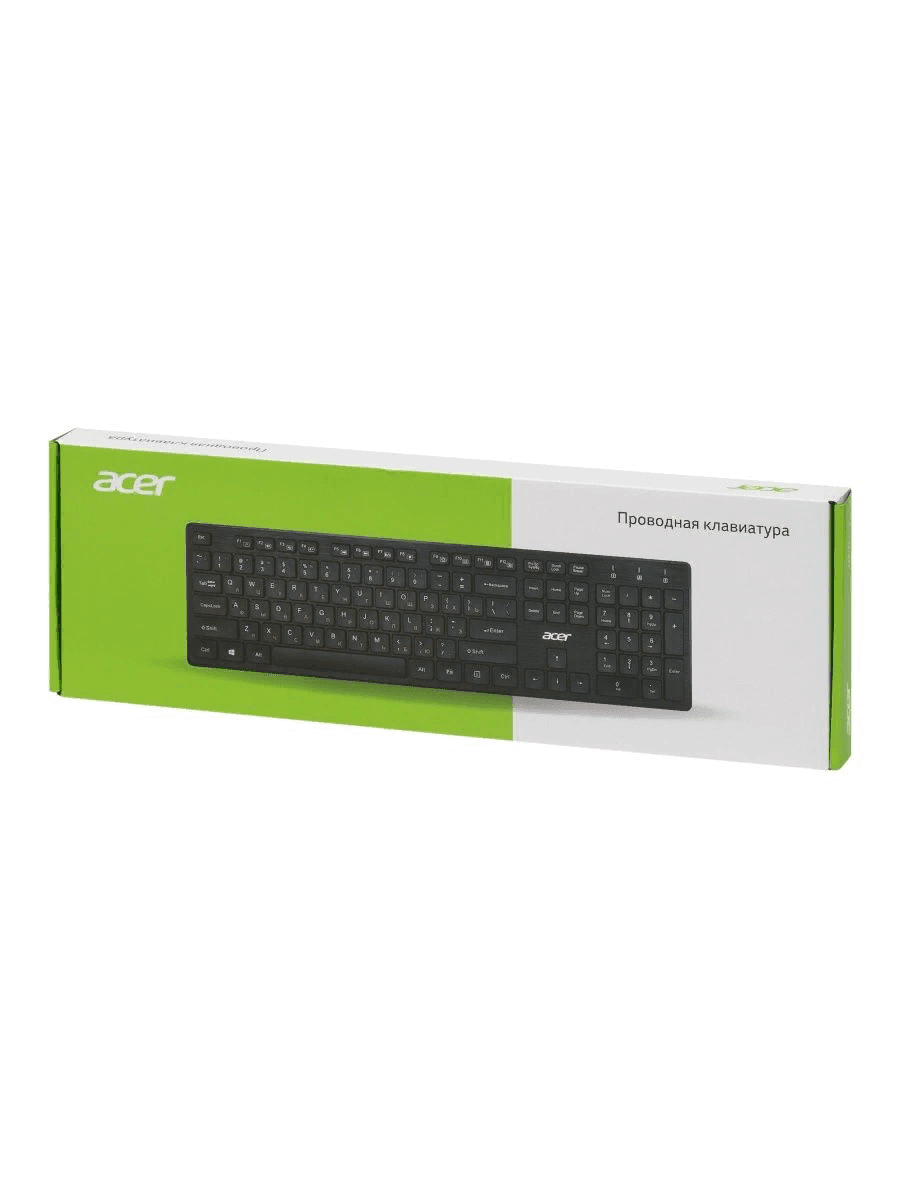 Клавиатура Acer OKW122 черный USB (ZL.KBDEE.00C)