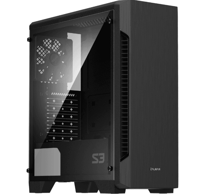 Корпус ZALMAN S3 черный без БП ATX 2x120mm 2xUSB2.0 1xUSB3.0 audio bott PSU
