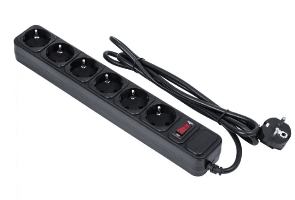 Сетевой фильтр Exegate SP-6-5B 5.0м 6 розеток, черный, 10А, 2200Вт (EX119395RUS)