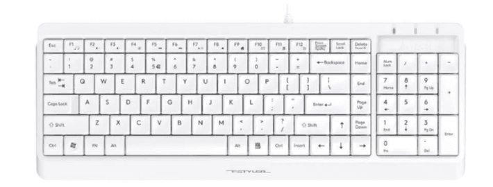 Клавиатура A4Tech Fstyler FK15 белый USB
