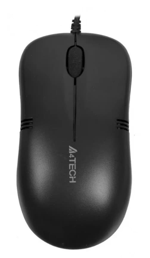 Мышь A4Tech OP-560NU black, Silent Click, USB V-TRACK