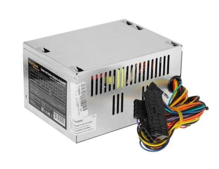 Блок питания 400W Exegate AAA400, ATX, 8cm fan, 24p+4p, 2*SATA, 1*IDE (Molex) (ES259590RUS)