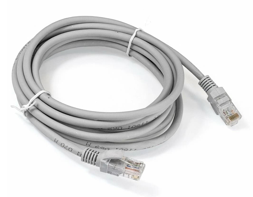 Патч-корд литой CAT 5E UTP w/RJ45 3.0m Exegate (UTP-RJ45-RJ45-5e-3M-GY) серый (EX138963RUS)