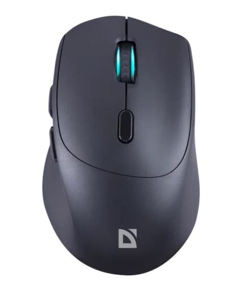 Мышь беспроводная Defender Effect X MS-095, 4 кнопки, черный, 800-1600 dpi, бесшумное нажатие кнопок