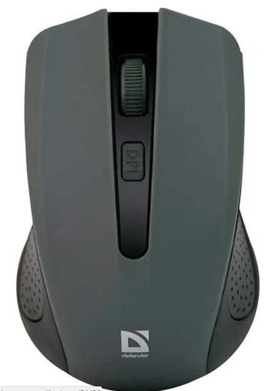 Мышь беспроводная Defender Accura MM-935, 4 кнопки, серый, 800-1600 dpi