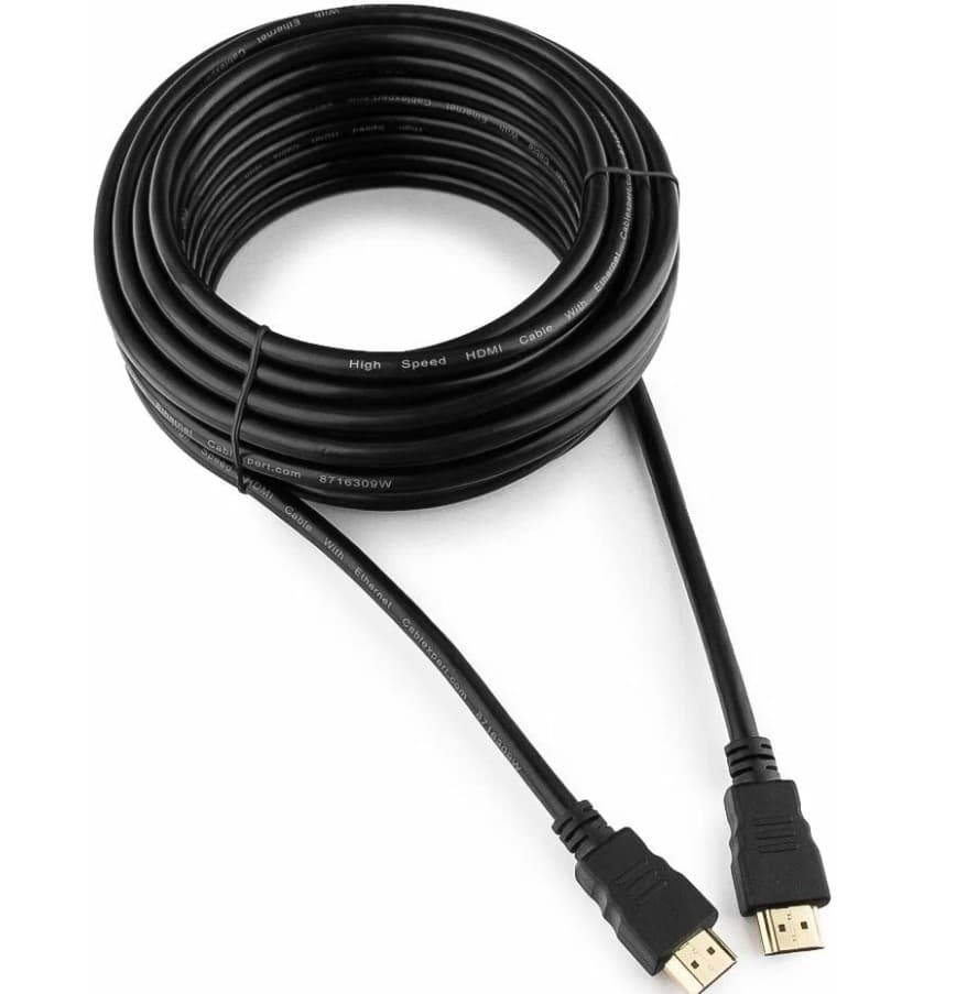 Кабель HDMI to HDMI, 10.0m Cablexpert CC-HDMI4L-10M v2.0, 19M/19M, M/M, позол.разъемы, экран, полиэтил.упак.