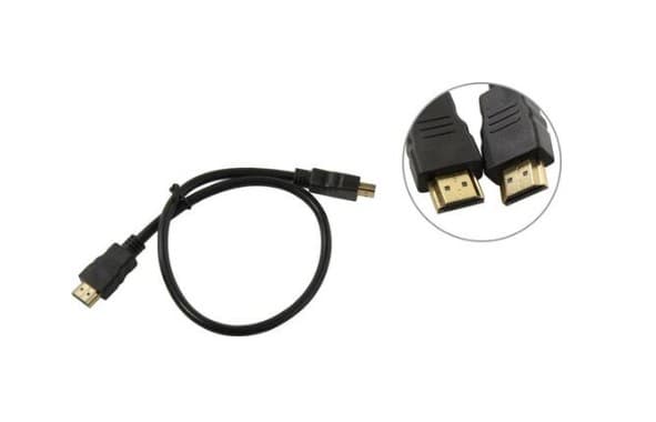 Кабель HDMI to HDMI, 0.5m Exegate EX-CC-HDMI-0.5 (EX294682RUS), v1.4b папа/папа, позолоченные контакты