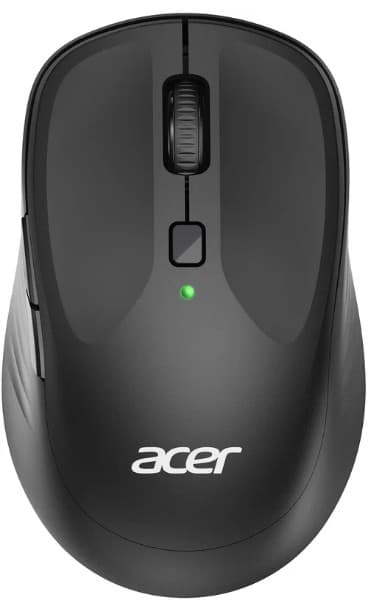 Мышь беспроводная Acer OMR300 черный, 1600dpi, 6кн., 105.8x65.8x35.7mm, 73g (ZL.MCECC.01R)