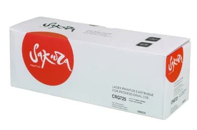 Тонер-картридж SAKURA CRG725 для Canon LBP6000/6018/6020/6030/MF3010, 1600к