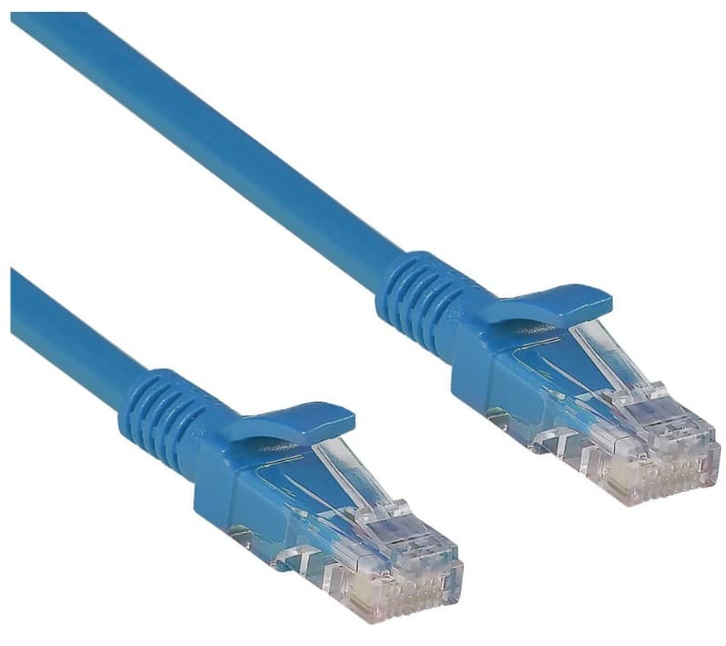 Патч-корд литой CAT 5E UTP w/RJ45 5.0m Exegate UTP-RJ45-RJ45-5e-5M-BL синий (EX282035RUS)