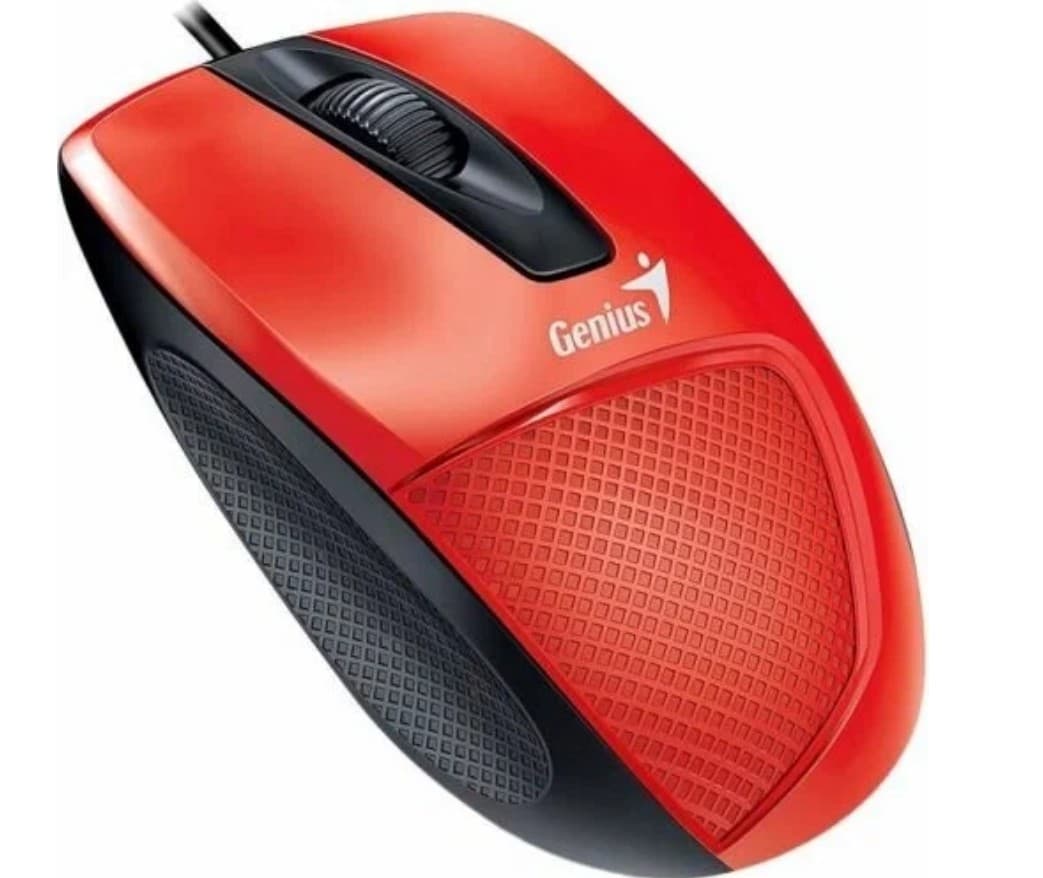 Мышь Genius DX-150X Red, 1000 dpi, 3кн., 1.5м, 102х67х39мм (31010004406)