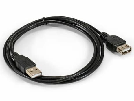 Кабель Удлинитель - USB2.0 AM/AF 1.5м ExeGate EX-CC-USB2-AMAF-1.5 A-папа/A-мама, Am/Af, позолоченные контакты, ферритовые кольца (EX294743RUS)
