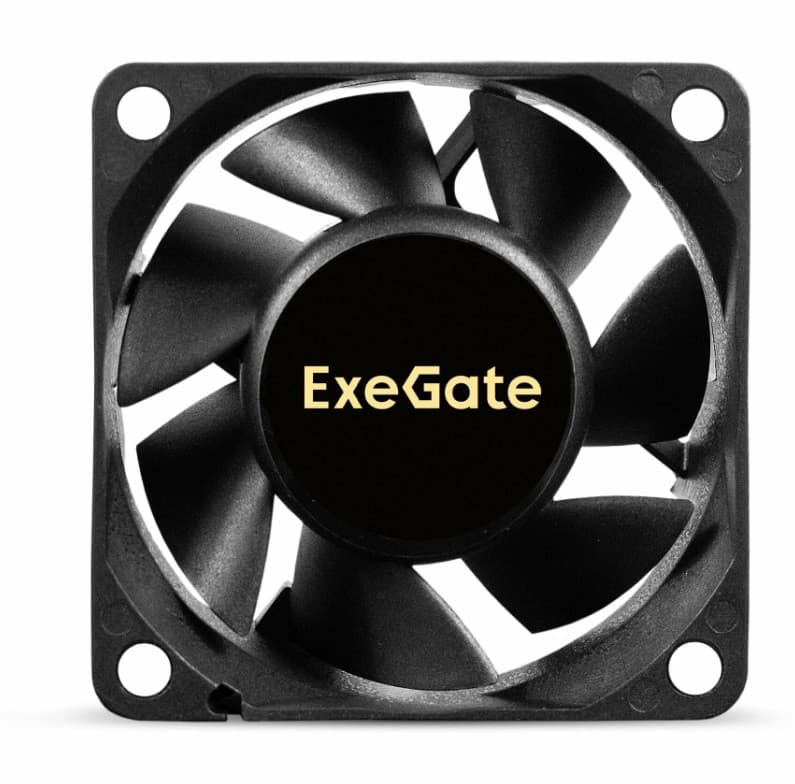 Вентилятор 12В DC ExeGate EX06025S2P 60x60x25мм, подшипник скольжения, 2pin, 3500RPM, 24 dBA (EX295227RUS)