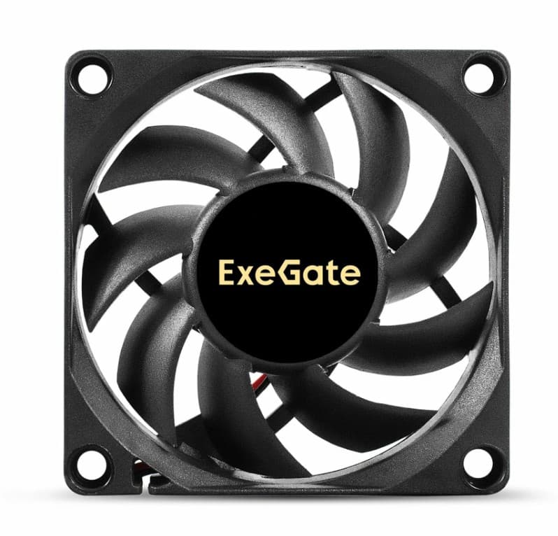 Вентилятор 12В DC ExeGate EP07015S2P 70x70x15мм, подшипник скольжения, 2pin, 3000RPM, 27 dBA (EX295231RUS)