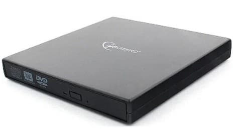 Привод DVD±R/RW Gembird DVD-USB-02, Внешний SLIM Black