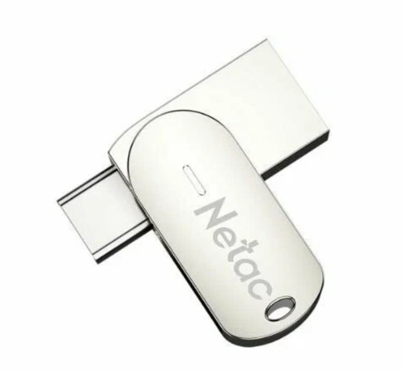 Накопитель USB 128 GB USB 3.0 + Type-C NETAC U782C (NT03U782C-128G-30PN)