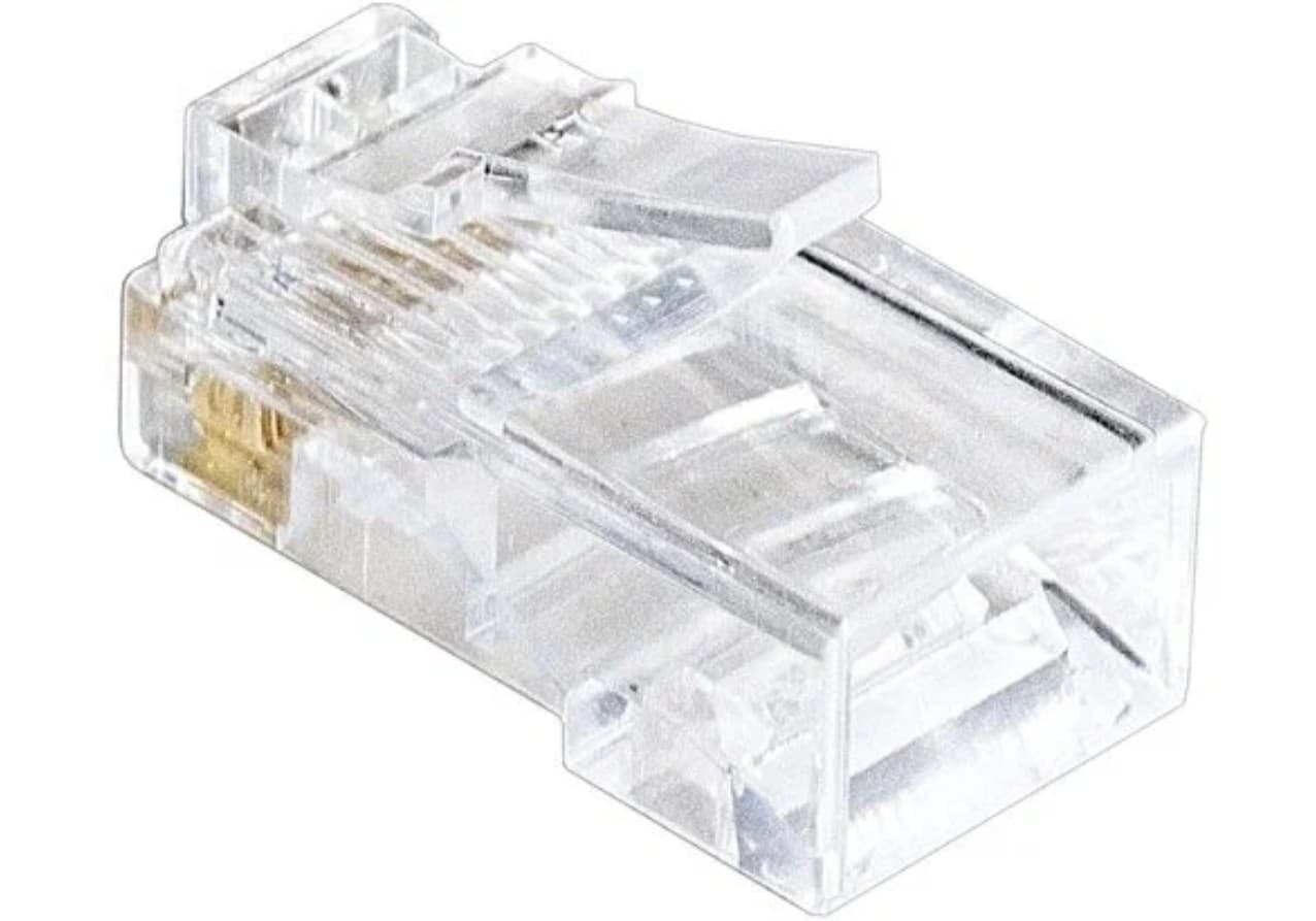 Коннектор обжимной для "витой пары" UTP RJ-45 8P8C Exegate EX158091RUS Кат.5 (8P8C)