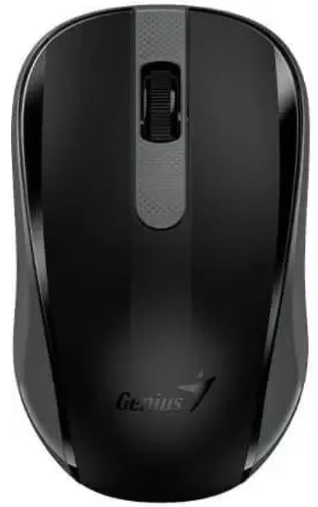 Мышь беспроводная Genius NX-8008S черный, тихая, 1200 dpi, 3кн., 100х60х38.8мм, 54.5g, 1xAA (31030028400)