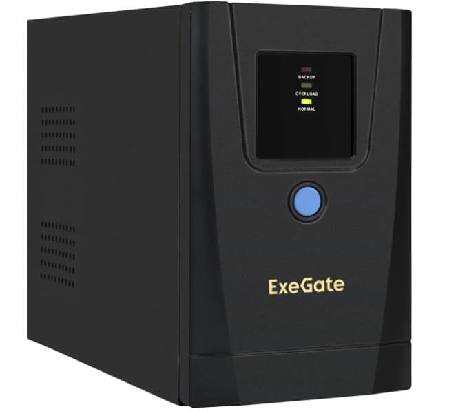 ИБП ExeGate SpecialPro UNB-1000.LED.AVR.1SH.2C13, 1000VA/550W, LED, AVR,1*Schuko+2*C13, металлич. корпус (EX292781RUS)