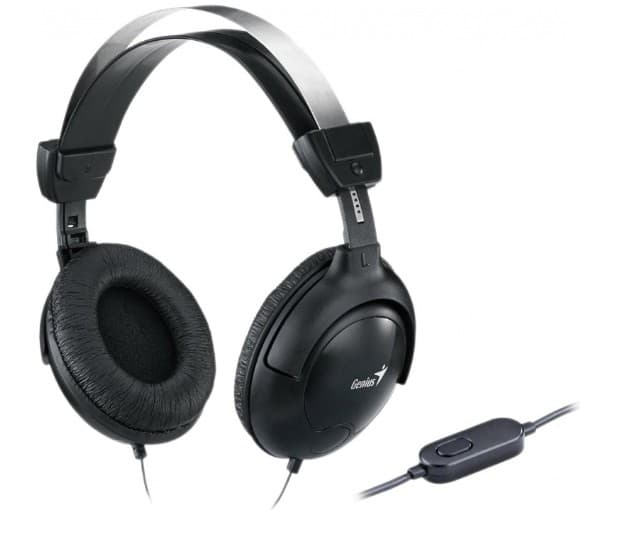 Гарнитура Genius HS-M505X Черный, накладные полноразмерные, 1х mini jack 3.5mm