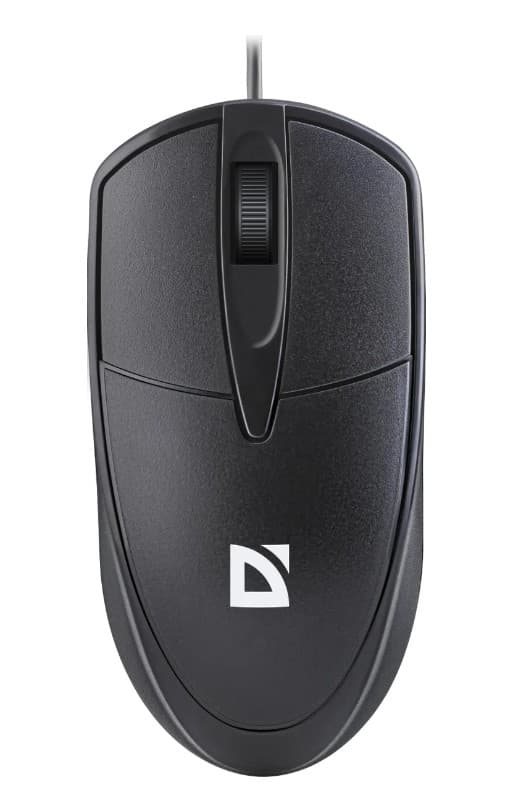Мышь Defender Trace MB-989 черный, 1000 dpi, USB, 3 кн